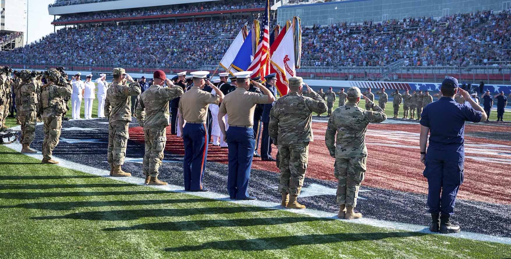 Behind the Scenes: NASCAR Drivers Dive into Military Life Ahead of Coca ...