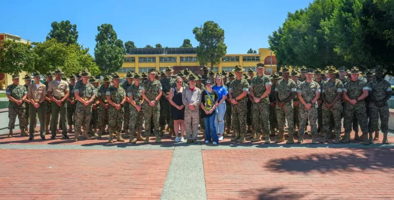 Cade Liles USMC at MCRD