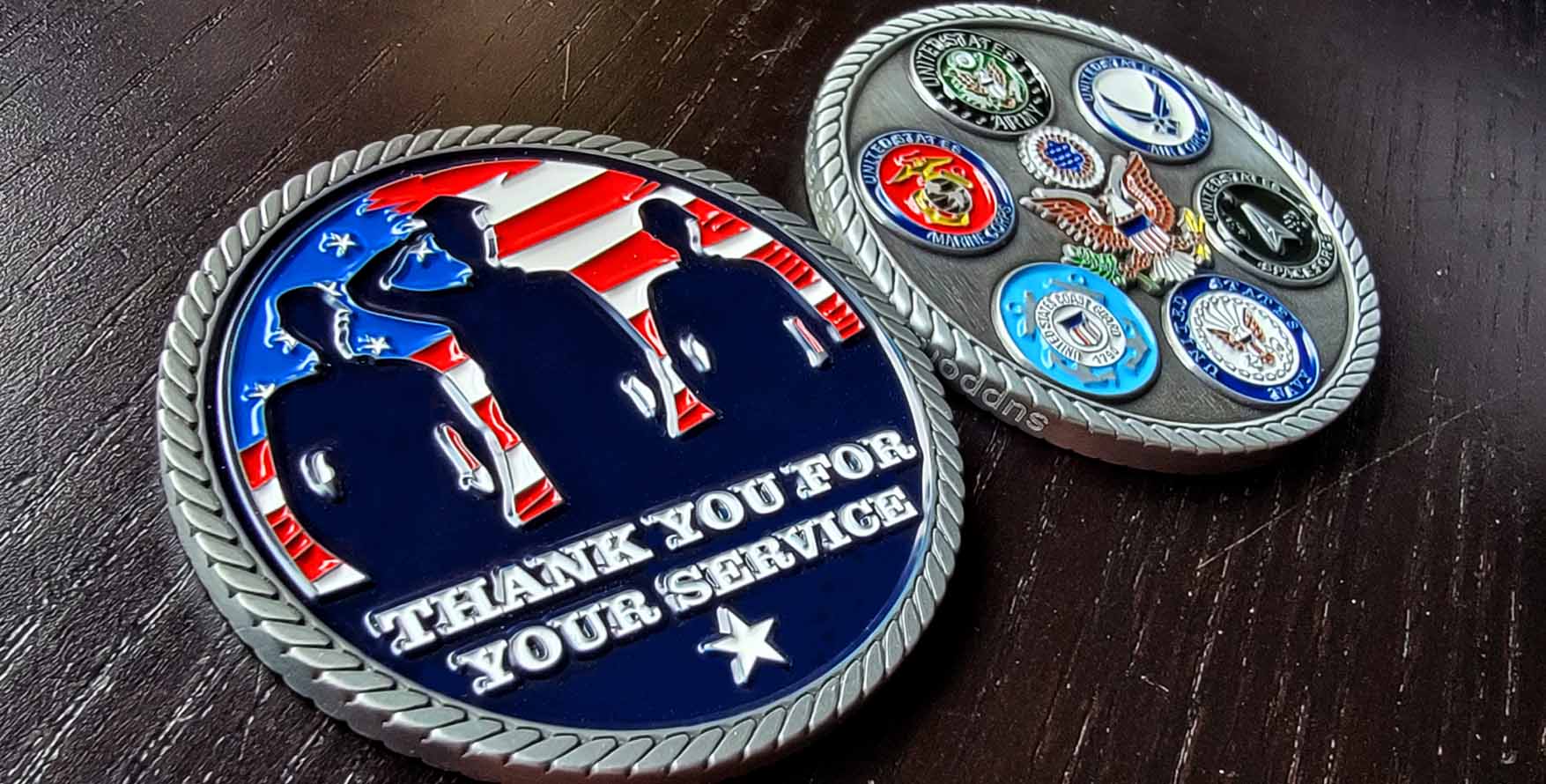 Thank You For Your Service Challenge Coin