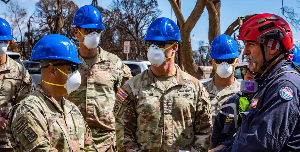 U.S. Military Bolsters Maui Recovery Efforts Following Devastating Wildfire
