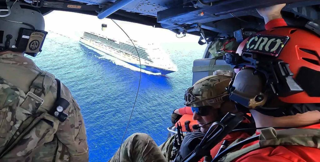 Air Force Pararescue Team Executes High-Stakes Mission to Save Sick Child at Sea